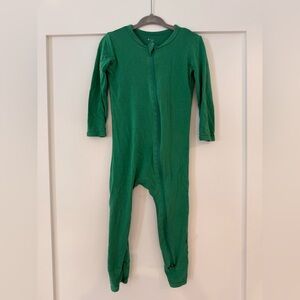 Kyte Baby 3T Zippered Romper in Green